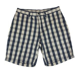 Patagonia Organic Cotton All Wear Plaid‎ Shorts Walking Casual Size 32x8 Chino